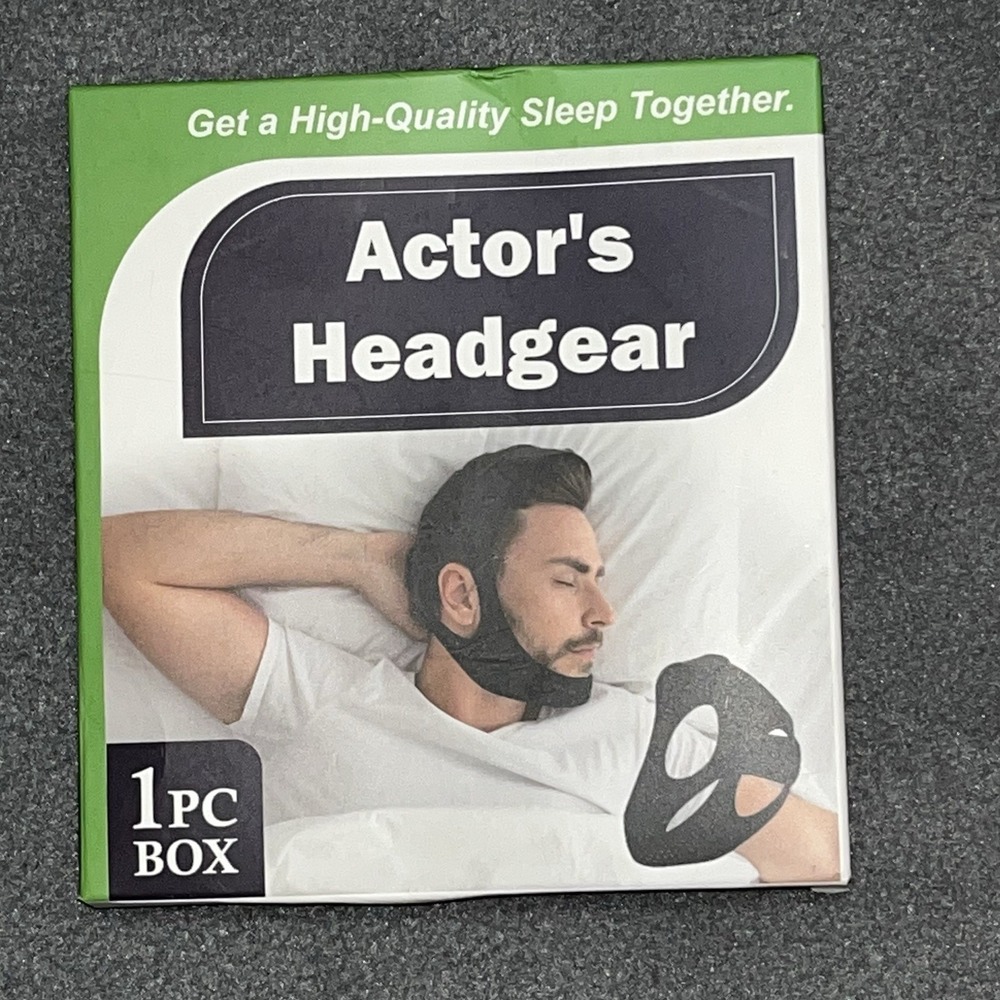 Anti snore sleep guard chin strap, Actors Headgear